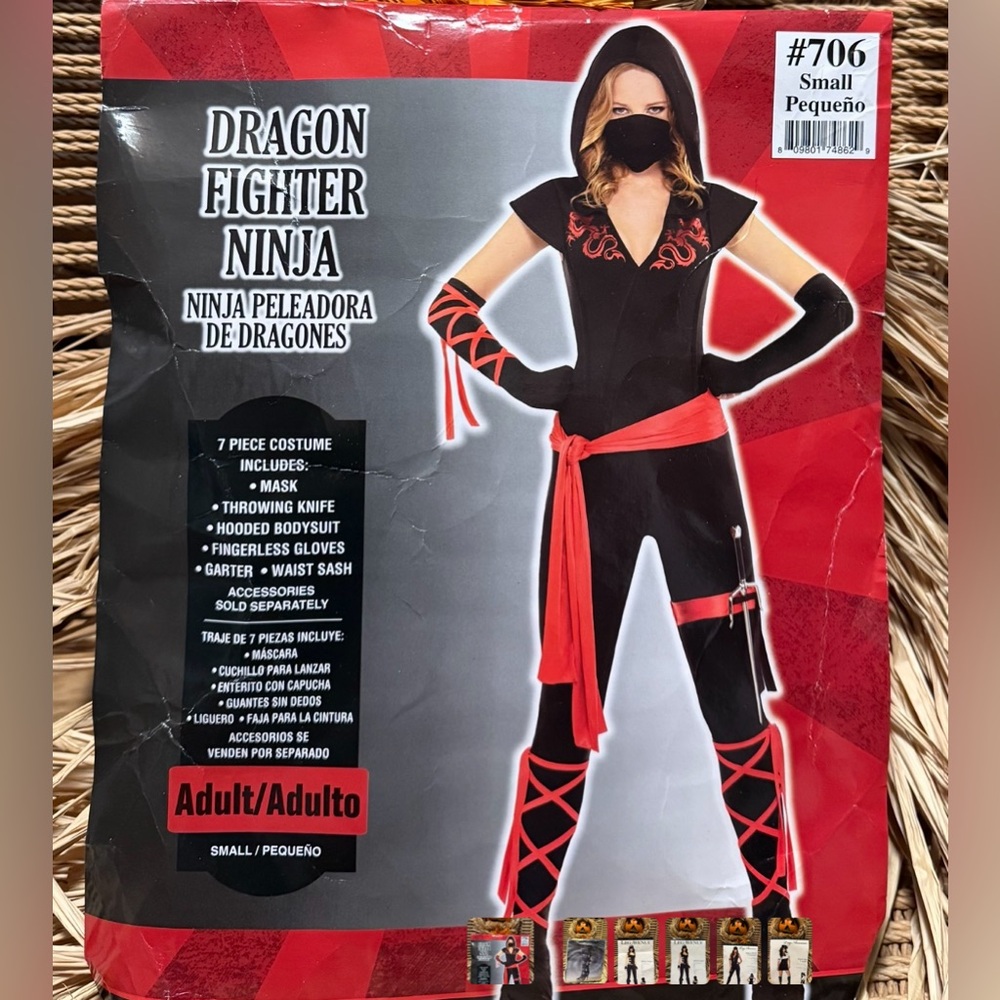 Dragon Fighter Ninja Halloween Costume